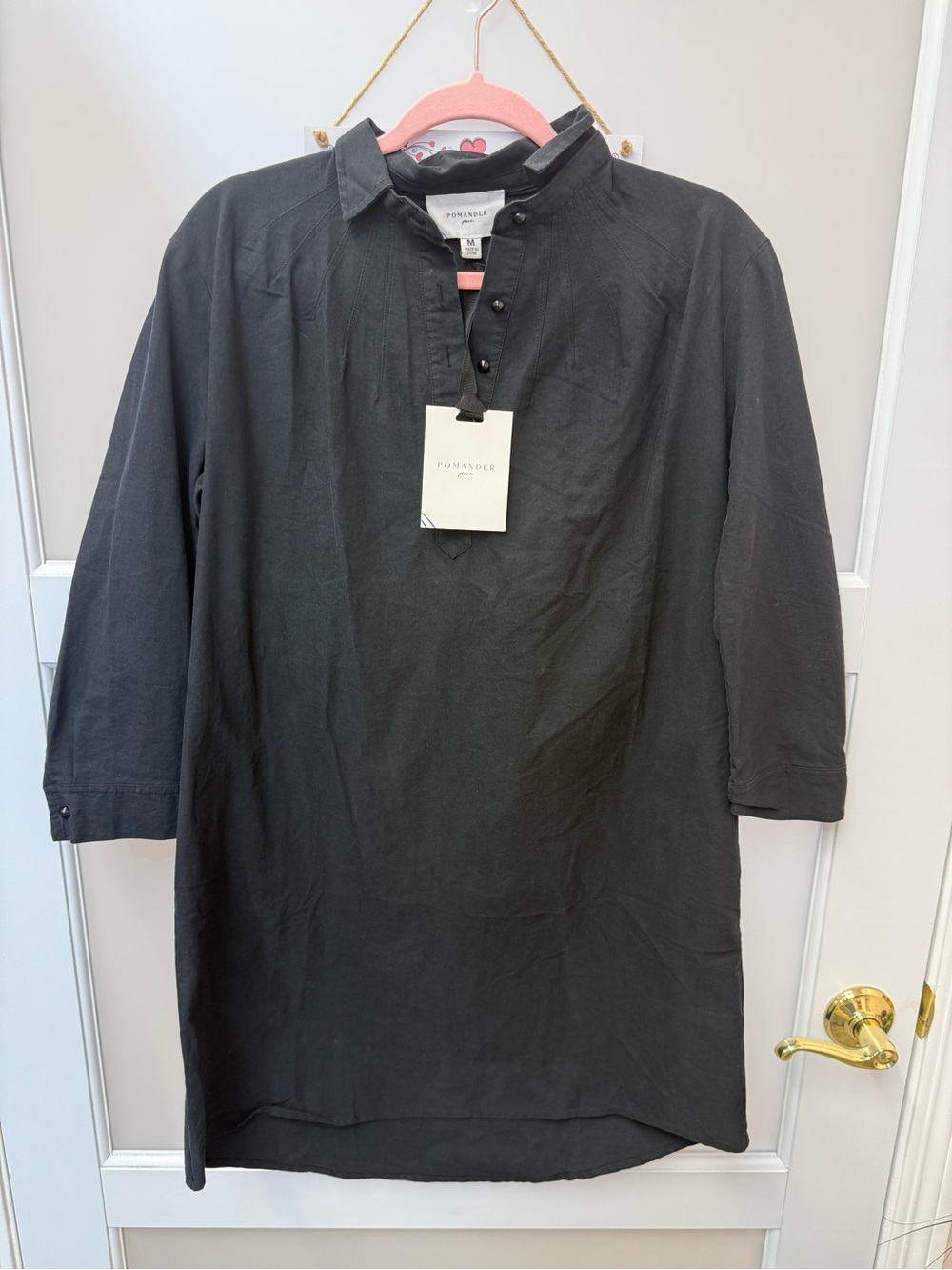Tuckernuck Pomander Place Black Shirt Dress – NWT